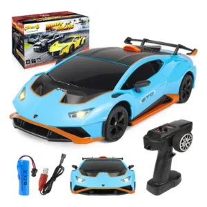 Carros Control Ze-2418a Brinquedos De Drift Velocidade Car Azul