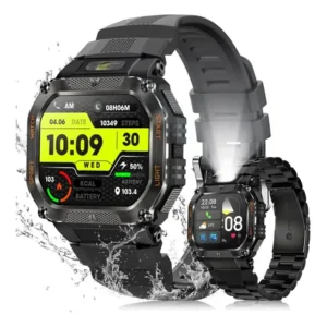 Smartwatch Relógio Inteligente Gps Chamadas Bluetooth Novante Masculino Feminino Moda Esportivo Digital Preto Ipx8 Água