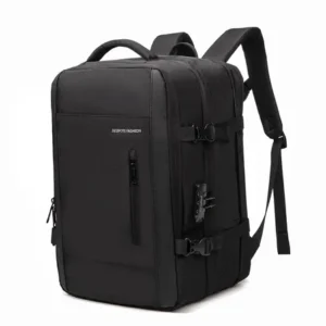 Mochila Para Notebook Impermeável com Porta USB e Senha Para Homem
