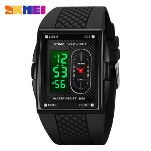 SKMEI Moda Relógio digital Multifuncional De Duplo Movimento De Tempo 2213